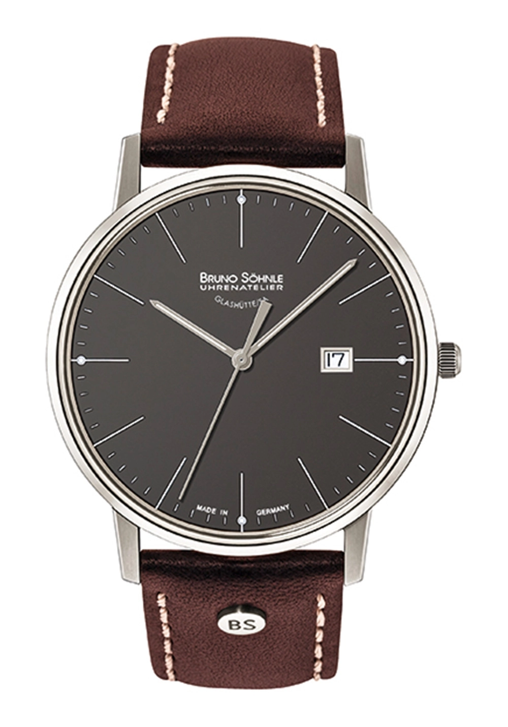 Bruno Söhnle Stuttgart I Big Herrenuhr Braun 17-13175-841