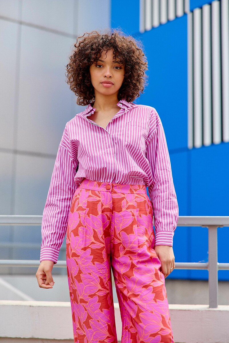 LA PETITE ETOILE<br>Camisa reta de manga comprida LONNY