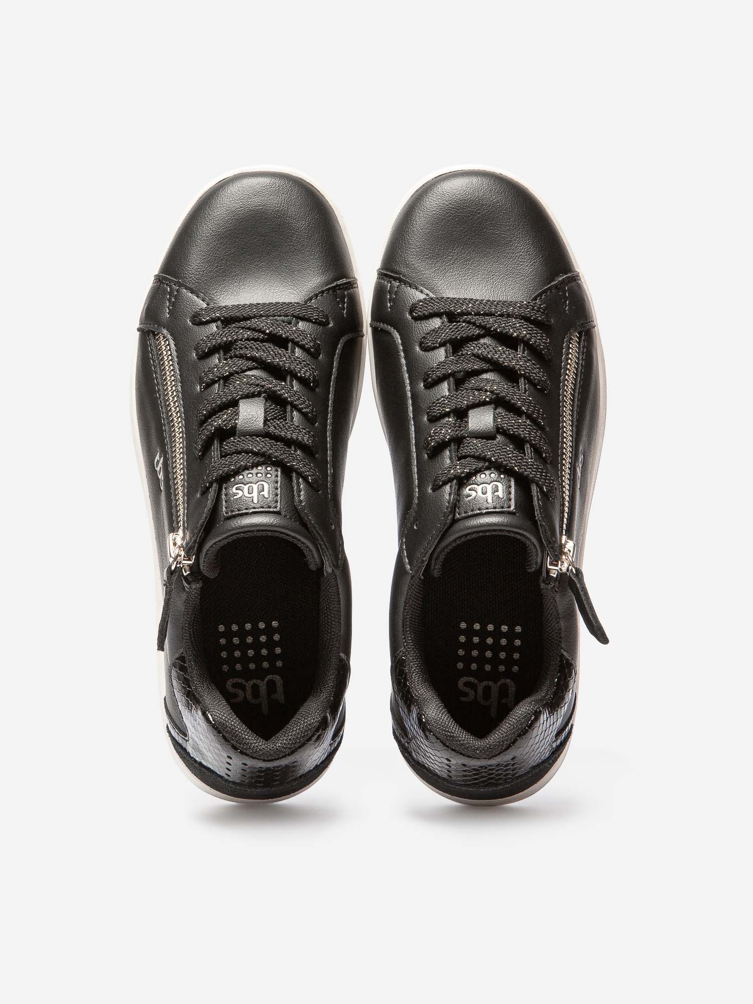 Baskets Femme Eco-Conçues Zippées Noir