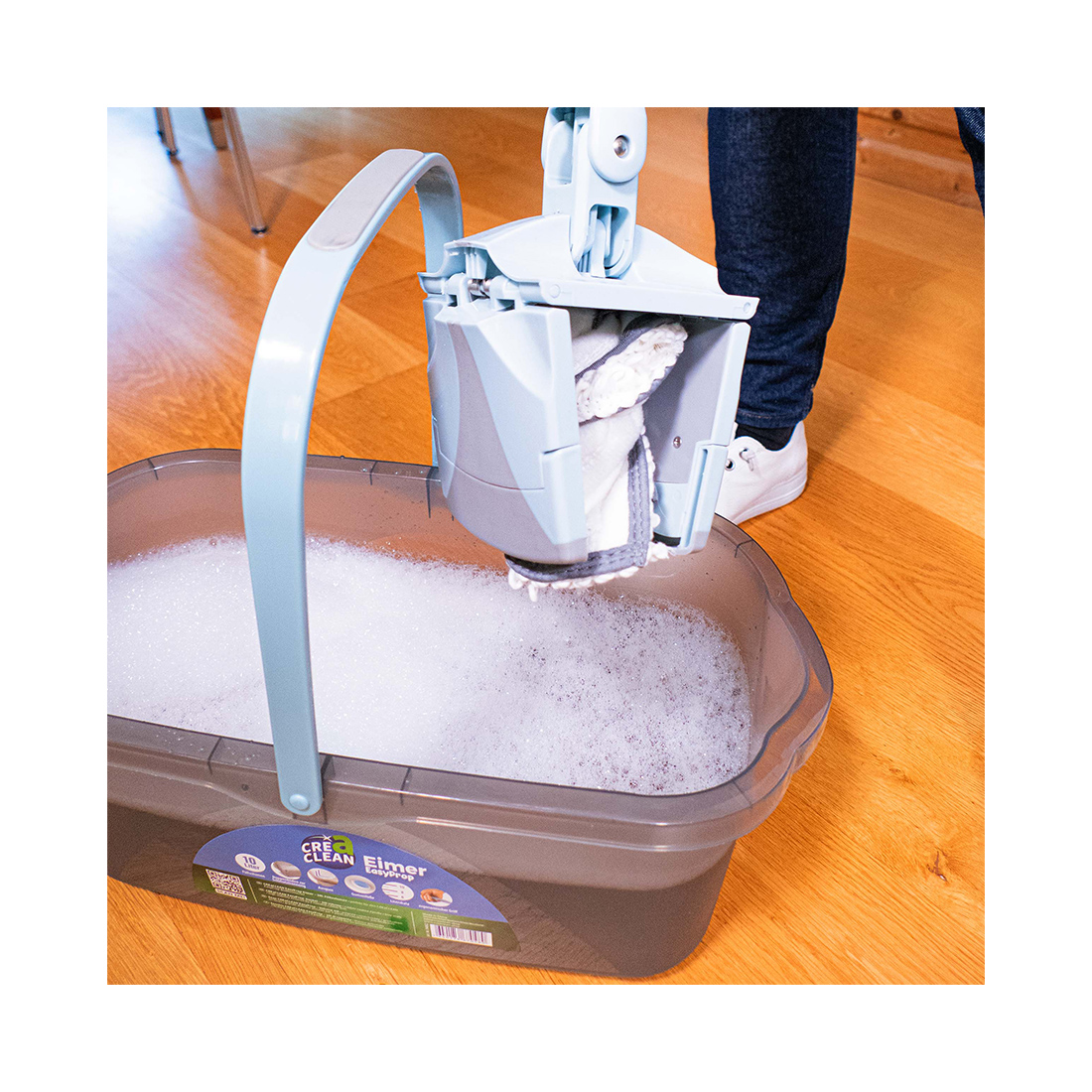 CREaCLEAN Baumwolle Wischbezug für Wischmop EasyProp 2er Set