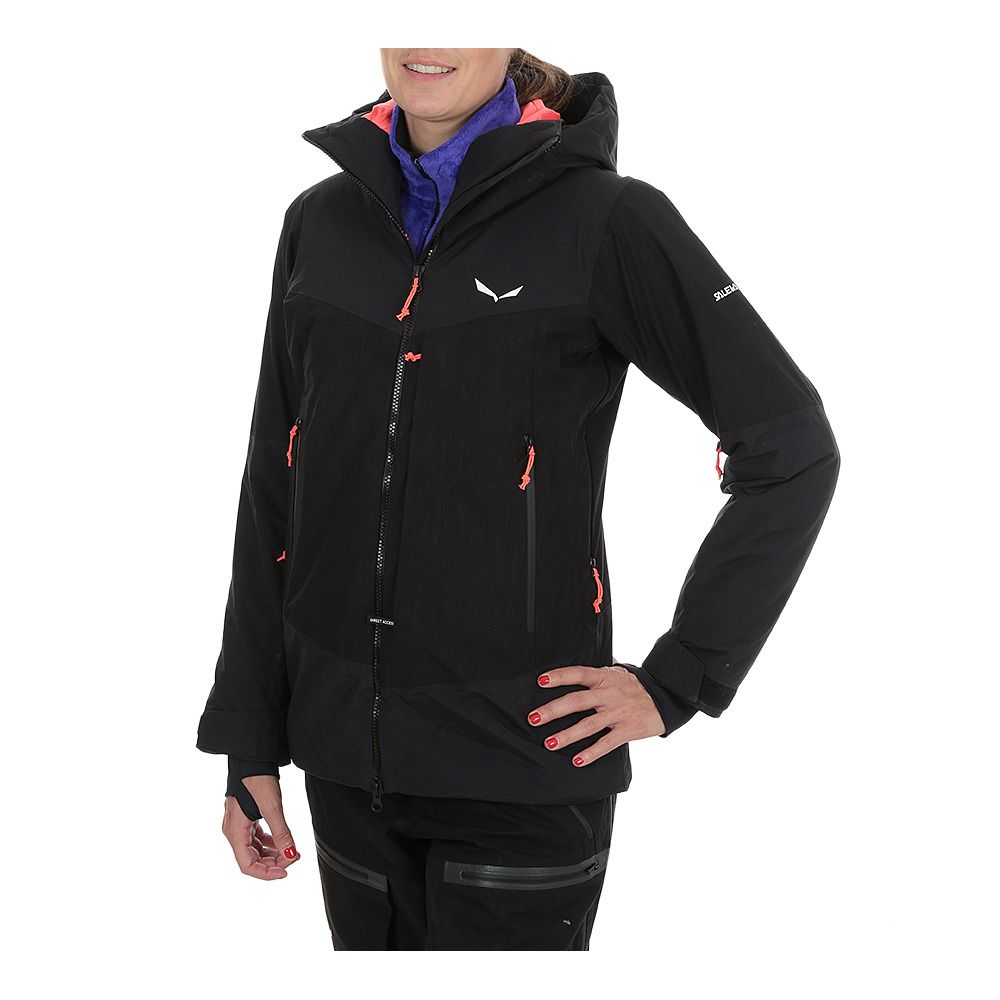 Salewa SELLA 2L PTX/TWR - Veste ski Femme black out