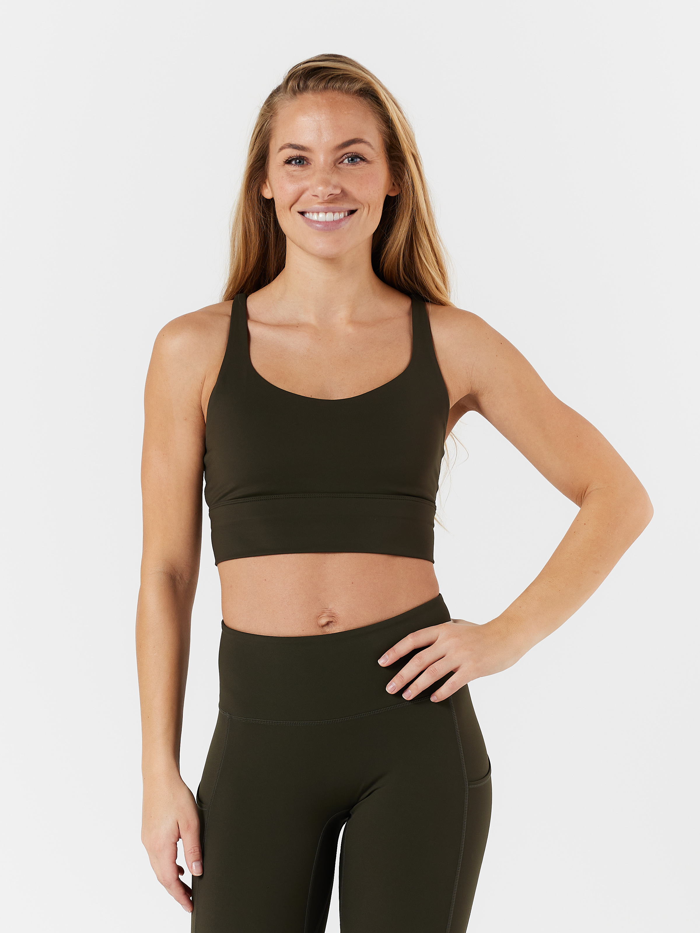 Eyda Cindy Sports Bra Dark Olive