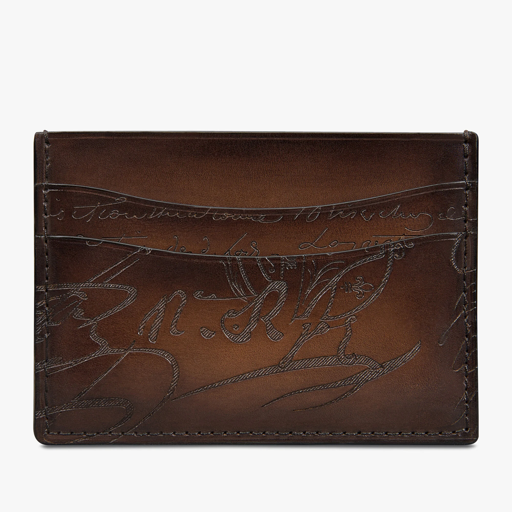 Porte-Cartes Bambou Neo En Cuir Scritto