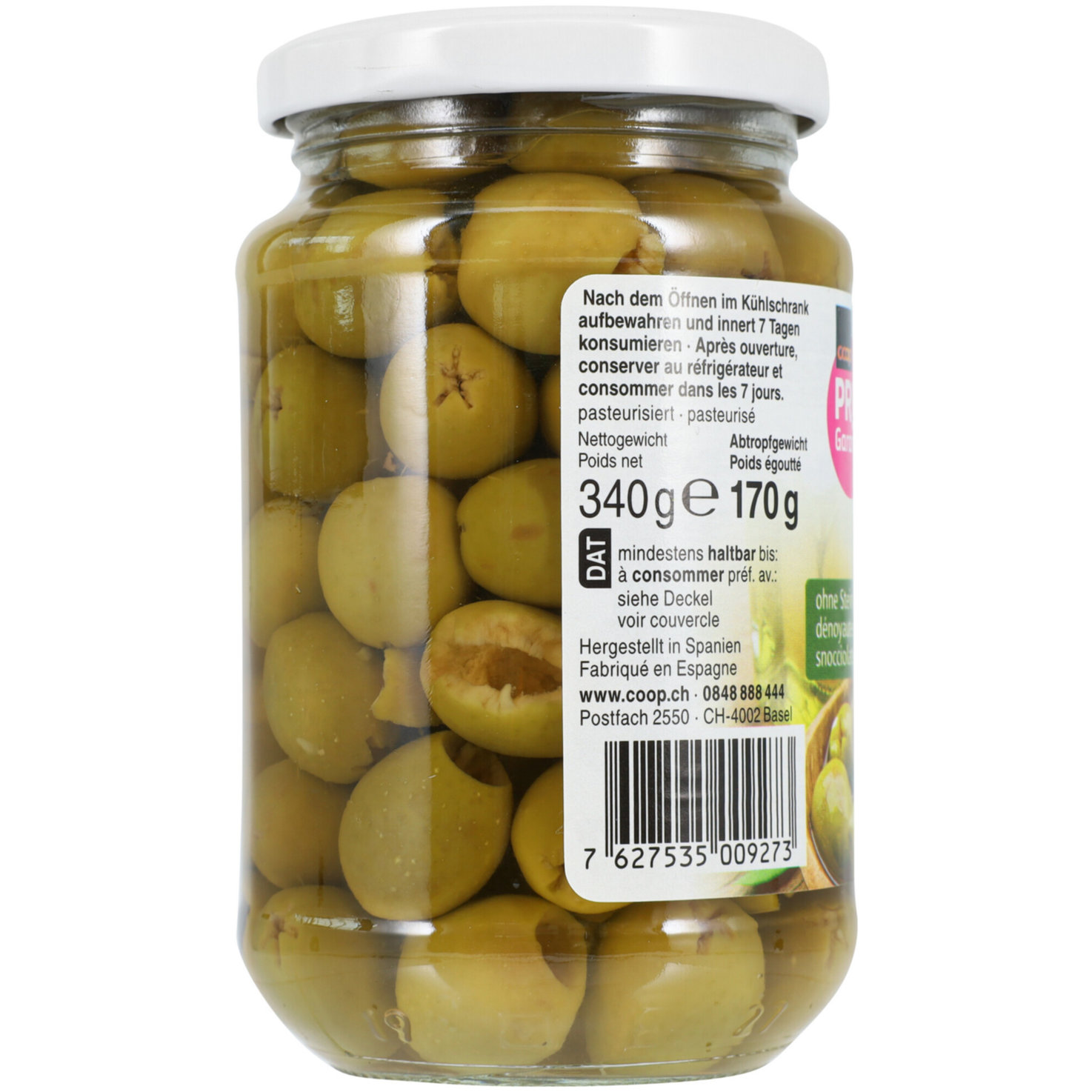 Prix Garantie Oliven grün ohne Stein
