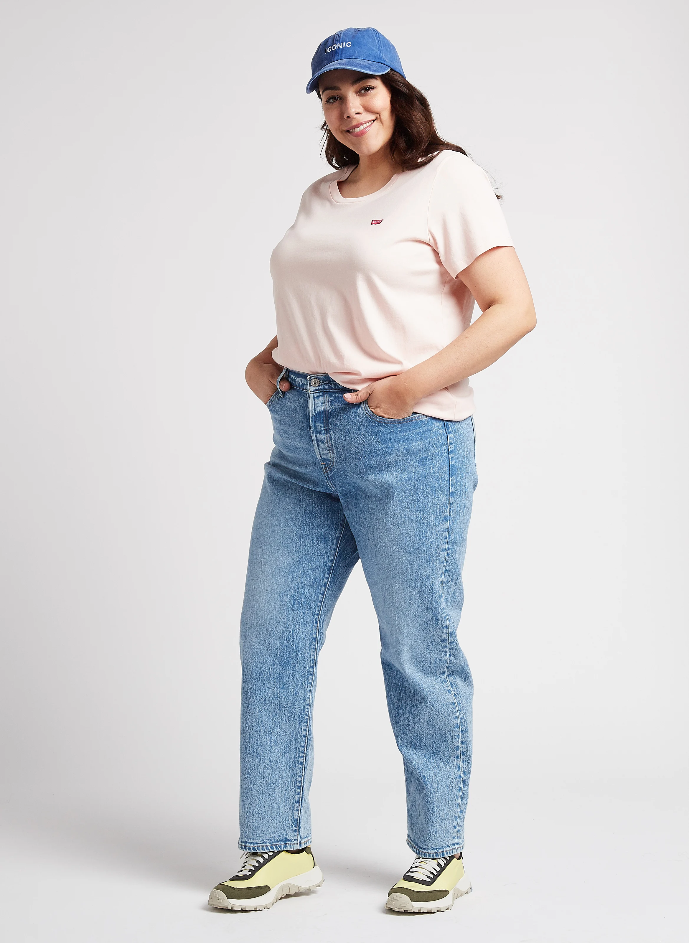 PL THE PERFECT TEE - Tee-shirt col rond en coton | Rouge