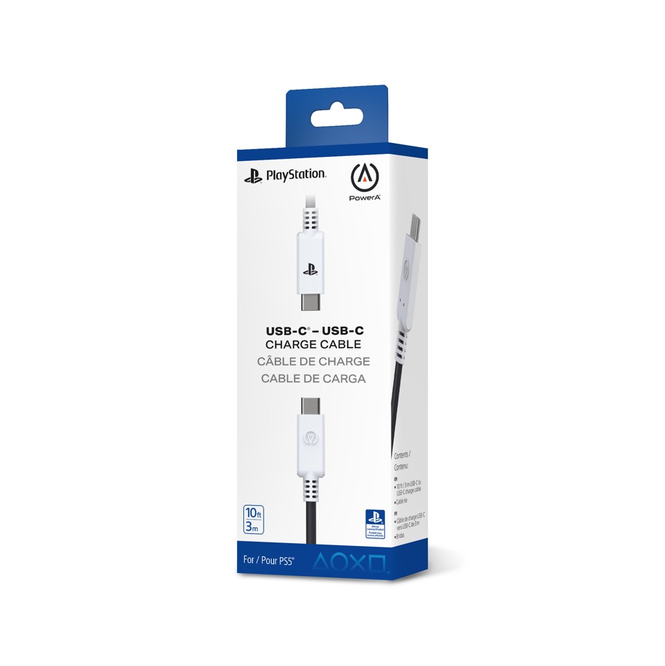 PowerA Usb-C To Usb-C Charging Cable (Playstation 5) - 3 meter