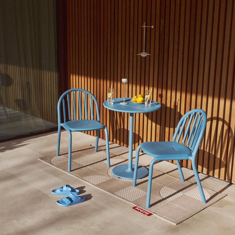Fatboy Fred's Bistreau tuintafel Ø60 Wave Blue