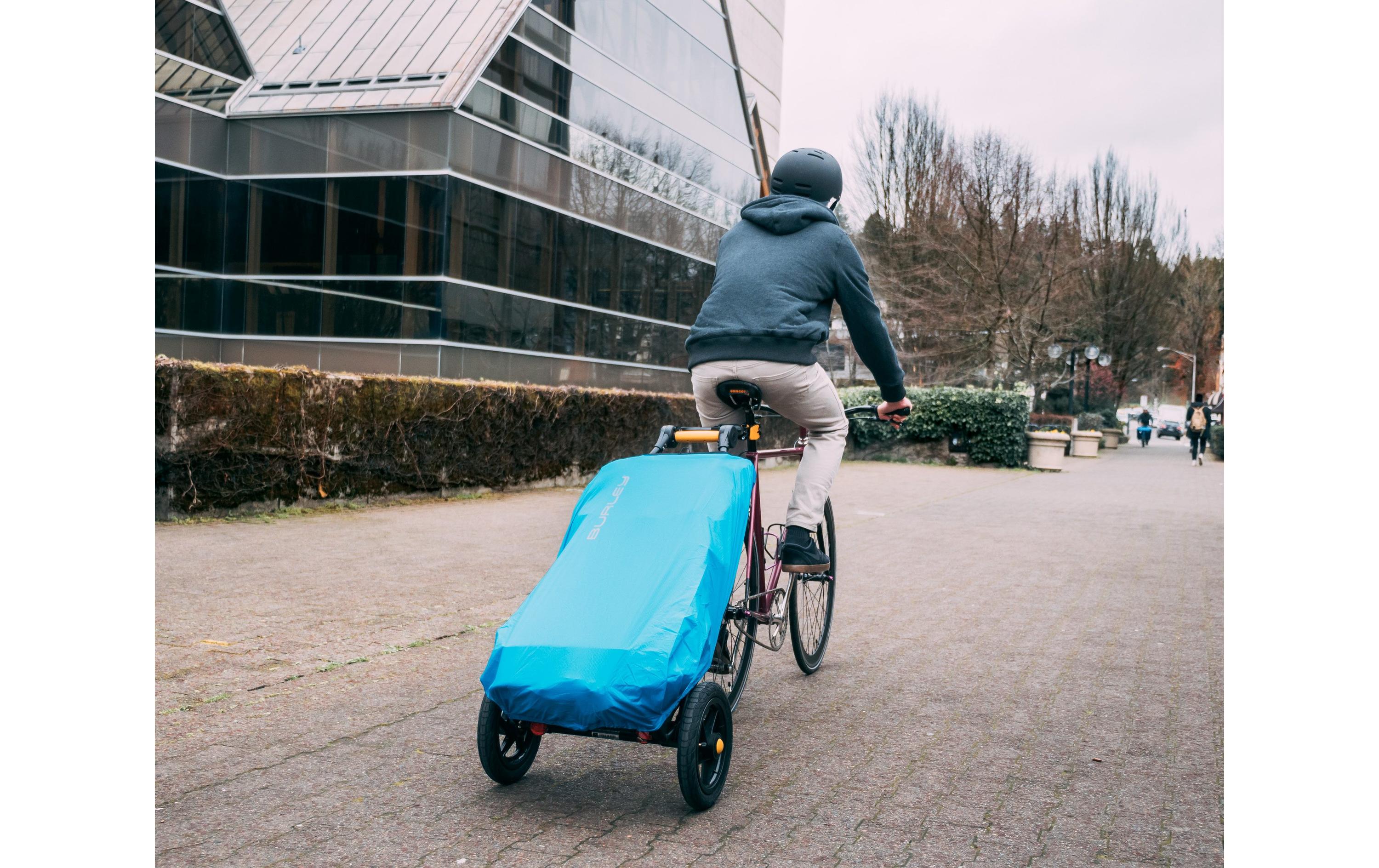 Regenverdeck Travoy BlauRegenschutzhülle für Einkaufswagen