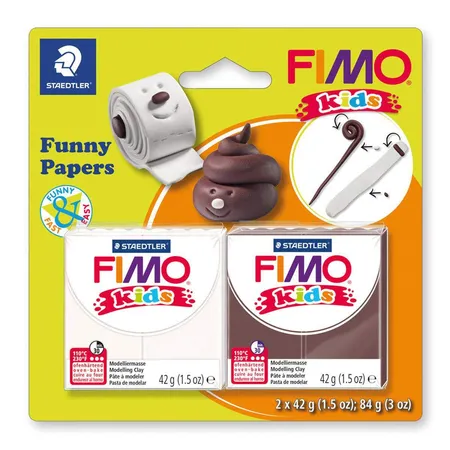 STAEDTLER® FIMO® Kids Modelliermasse funny papers kit