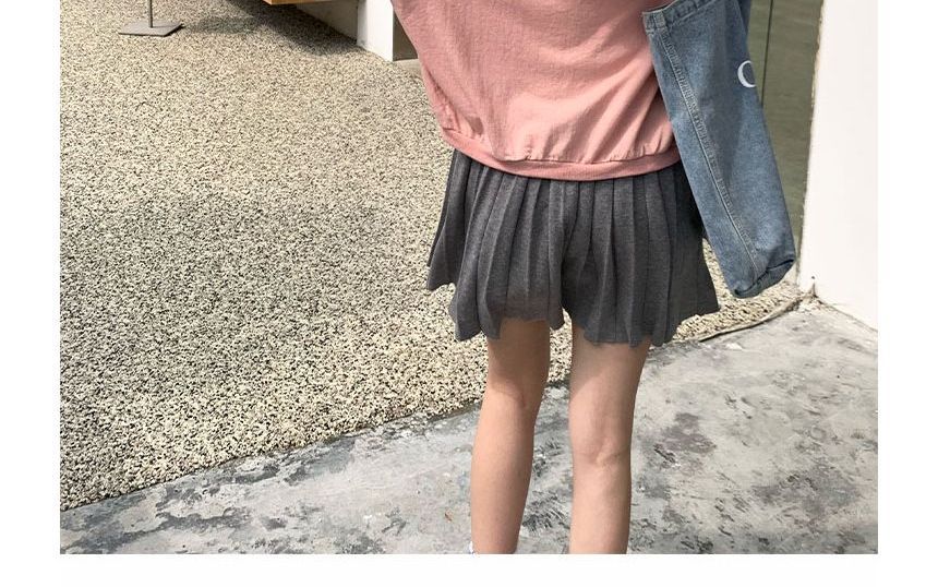 Gwendolyn - Effen hoodie met rits