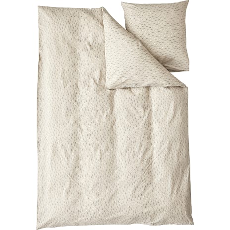 Salling sengetøj 140x200 cm - beige blomst