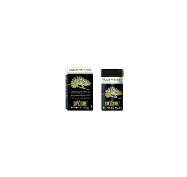 Multi Vitamiin pulvertilskudd 70g, Exo-Terra
