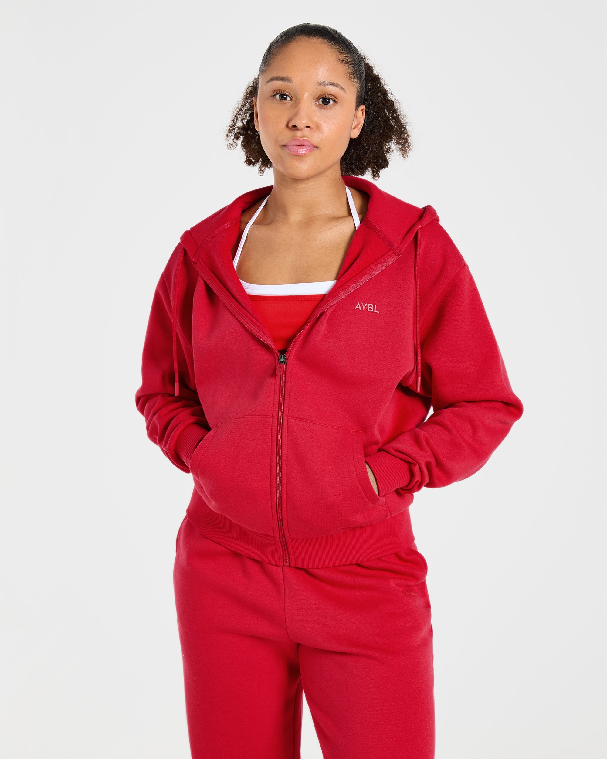 Lifestyle Oversized Zip Up Hoodie