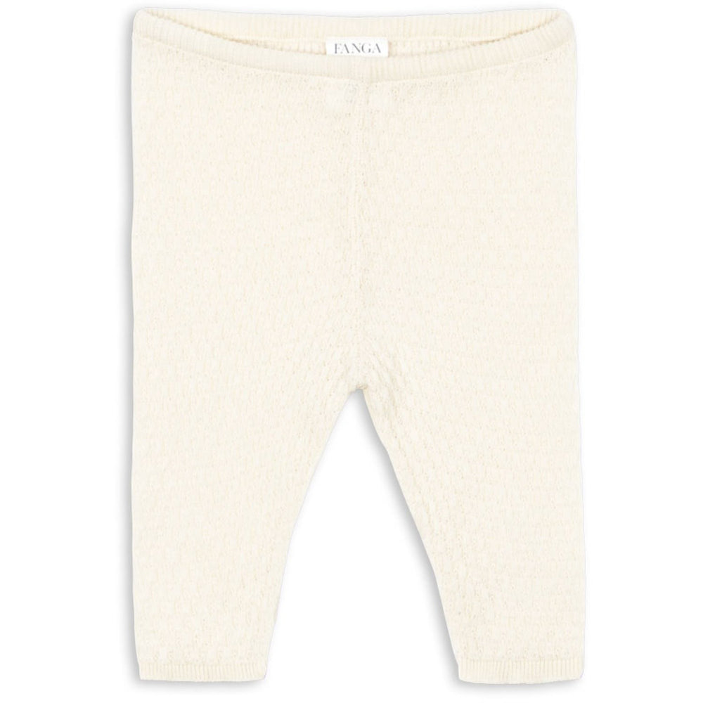 Køb Konges Sløjd Fanga Fontana Antique White Venti Pointelle Bukser GOTS
