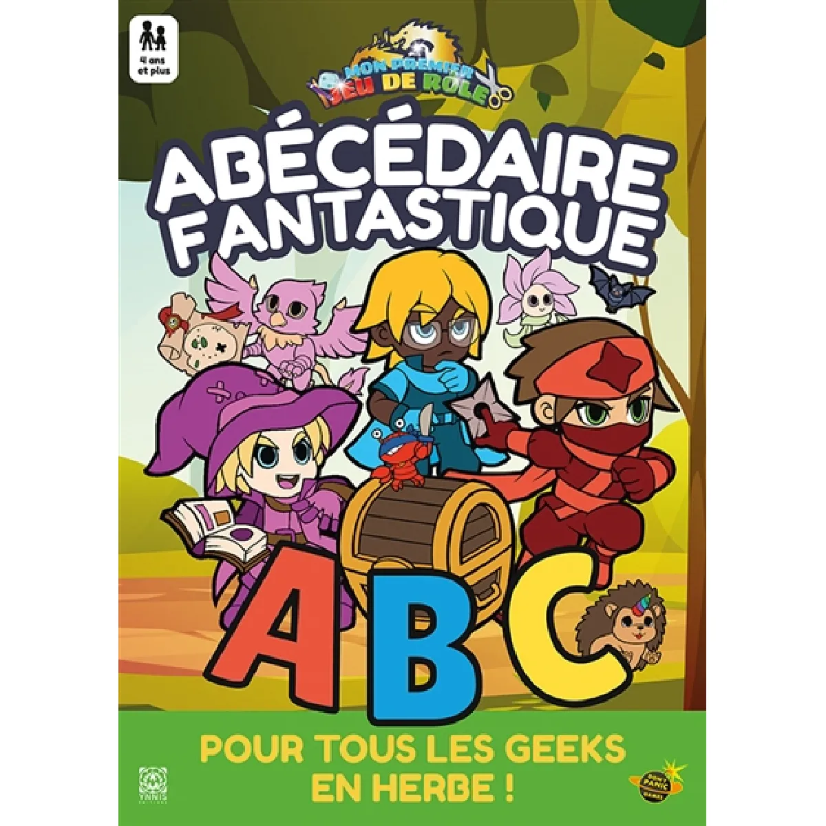 Abécédaire fantastique, une aventure à colorier : Mon premier jeu de rôle, une aventure à colorier