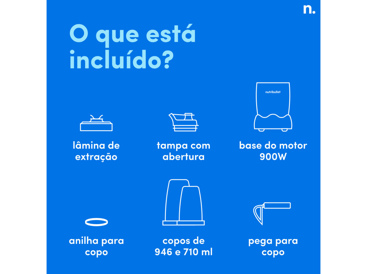 LIQUIDIFICADORA NUTRIBULLET NB907MACL