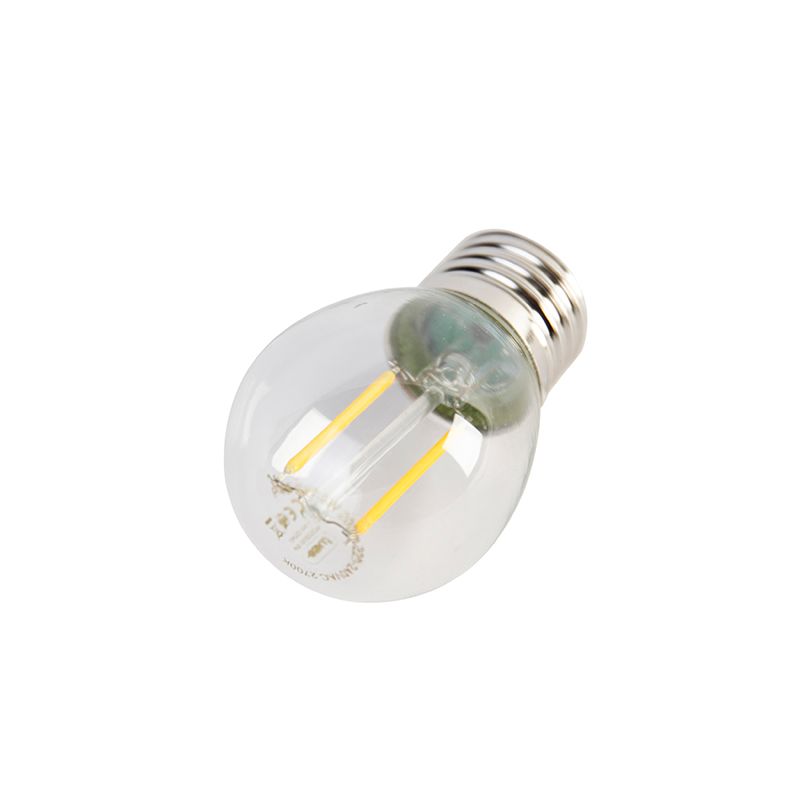Set van 5 E27 LED lamp P45 helder 2W 200 lm 2700K