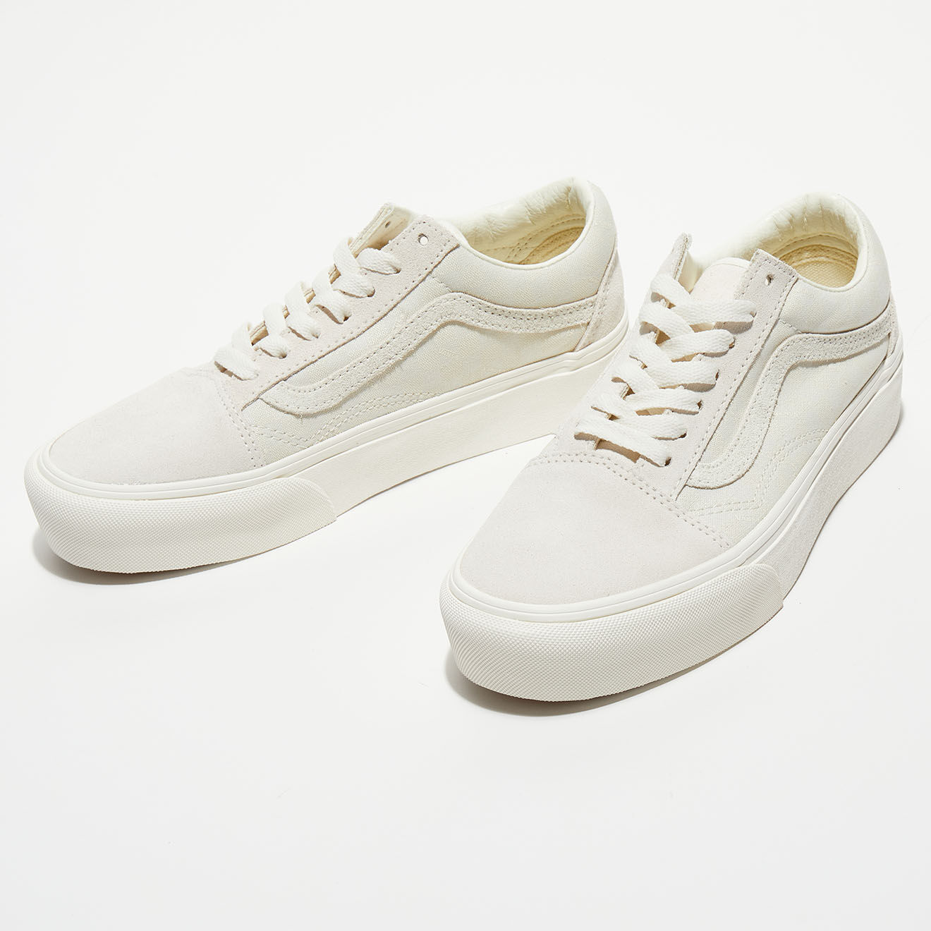 Vans Baskets Old Skool Platfor blanc neige
