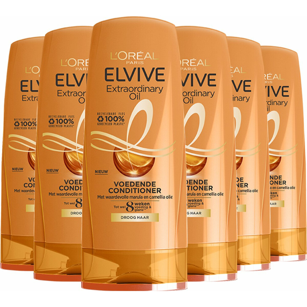 6x L'Oréal Elvive Extraordinary Oil Conditioner200 ml
