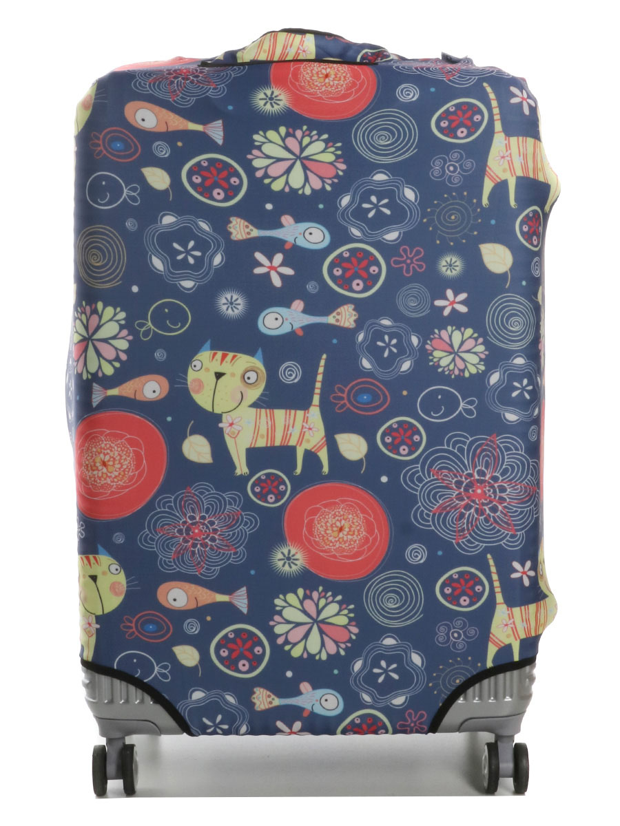 Housse de valise Periea Purple Cats L