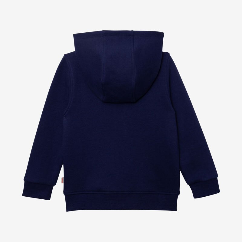 Cardigan bébé garçon message bleu en coton recyclé Catimini Bleu