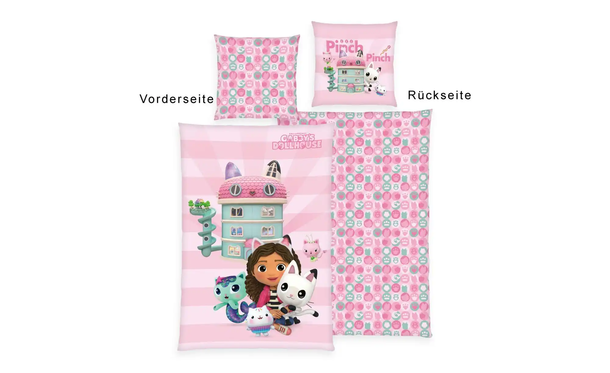 Bettwäsche-Set Gabby Dollhouse