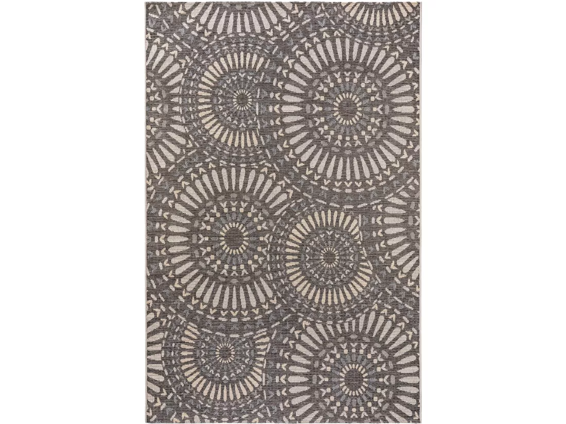 Tapis d'extérieur & intérieur River Bleu 133x190 cm