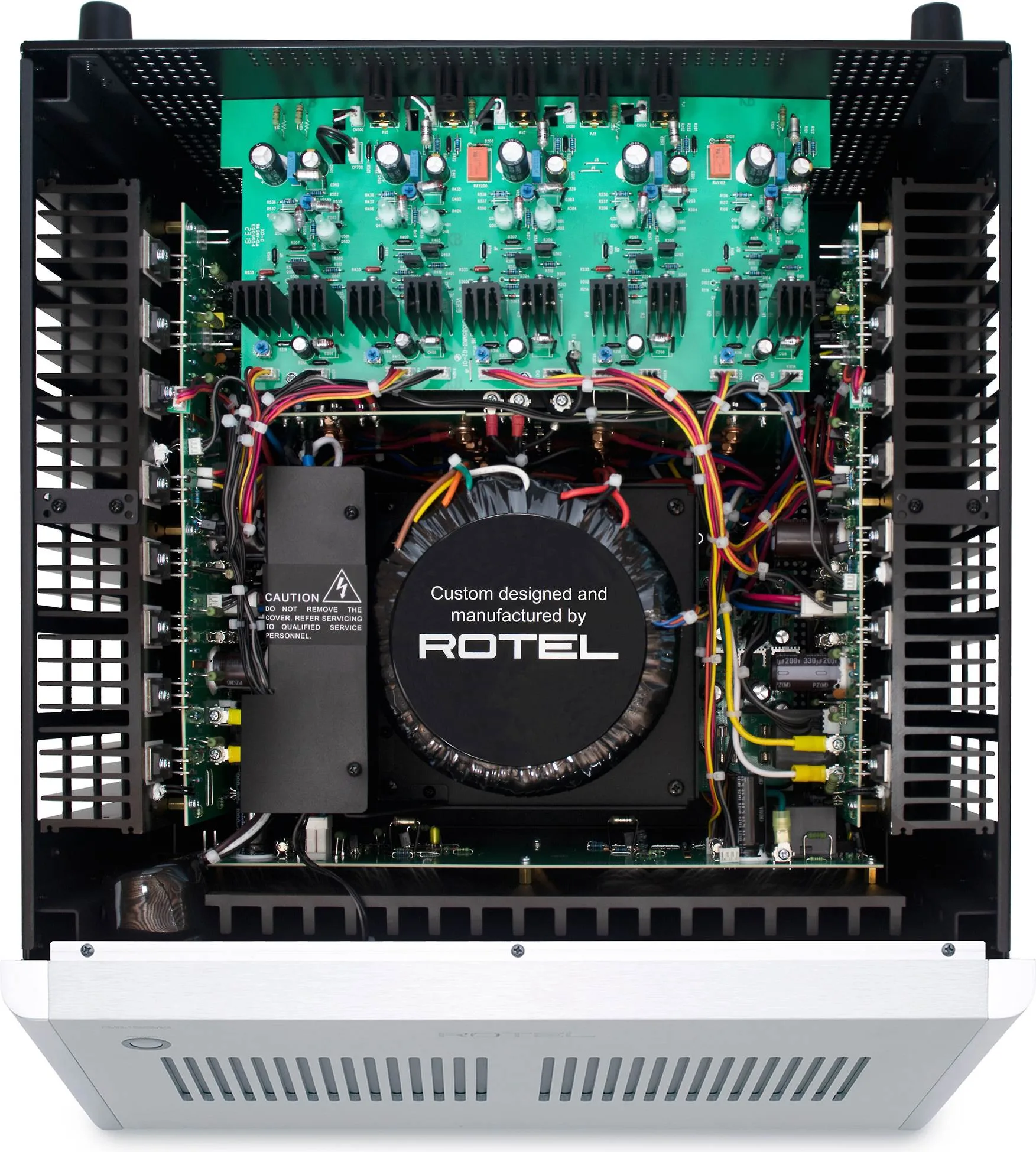 Rotel RMB-1585 MKII Silver Amplis de puissance