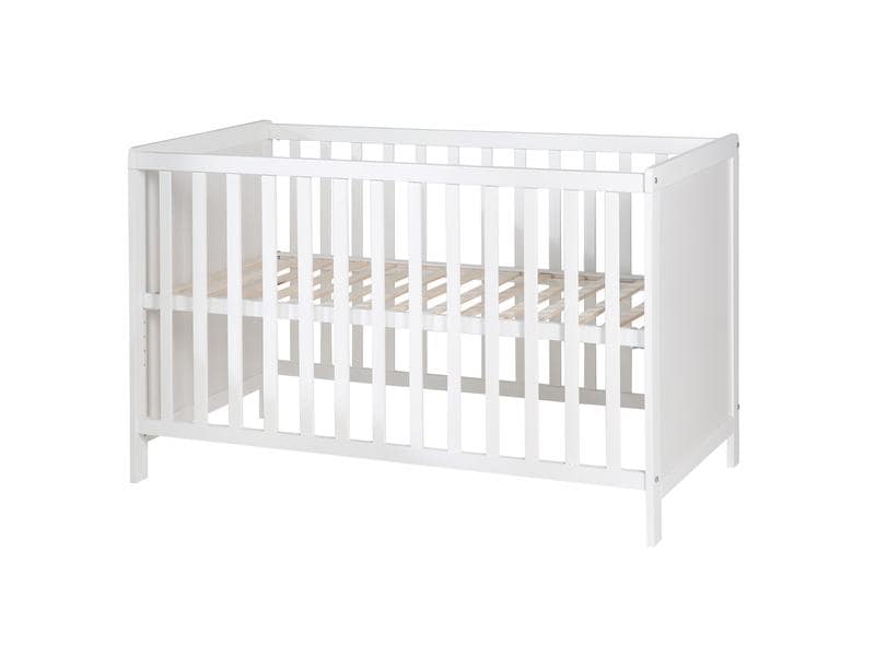 roba Beistellbett Hamburg weiss 60 x 120 cm Höhenverstellbares Baby- und Beistellbett