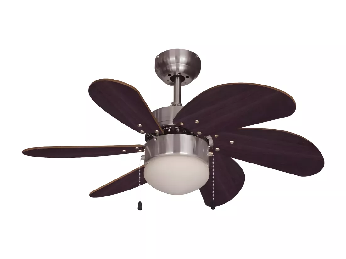 Bestron Ventilateur de plafond 75cm avec lampe - DC30BC
