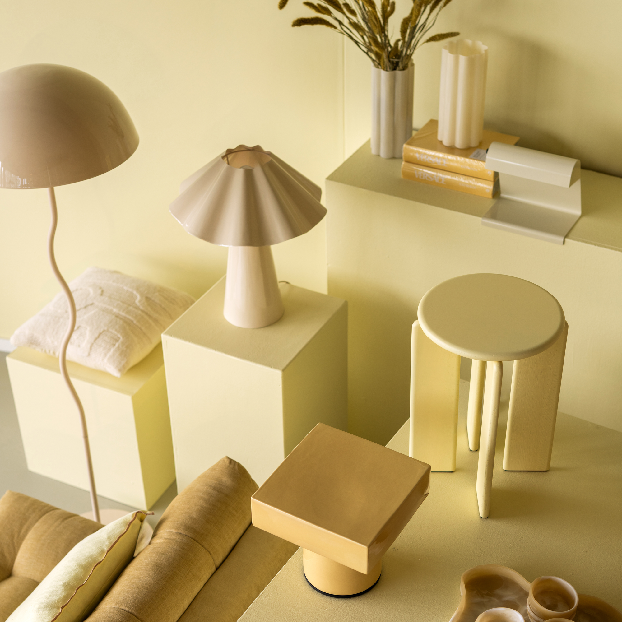 Tafellamp Adams beige L
