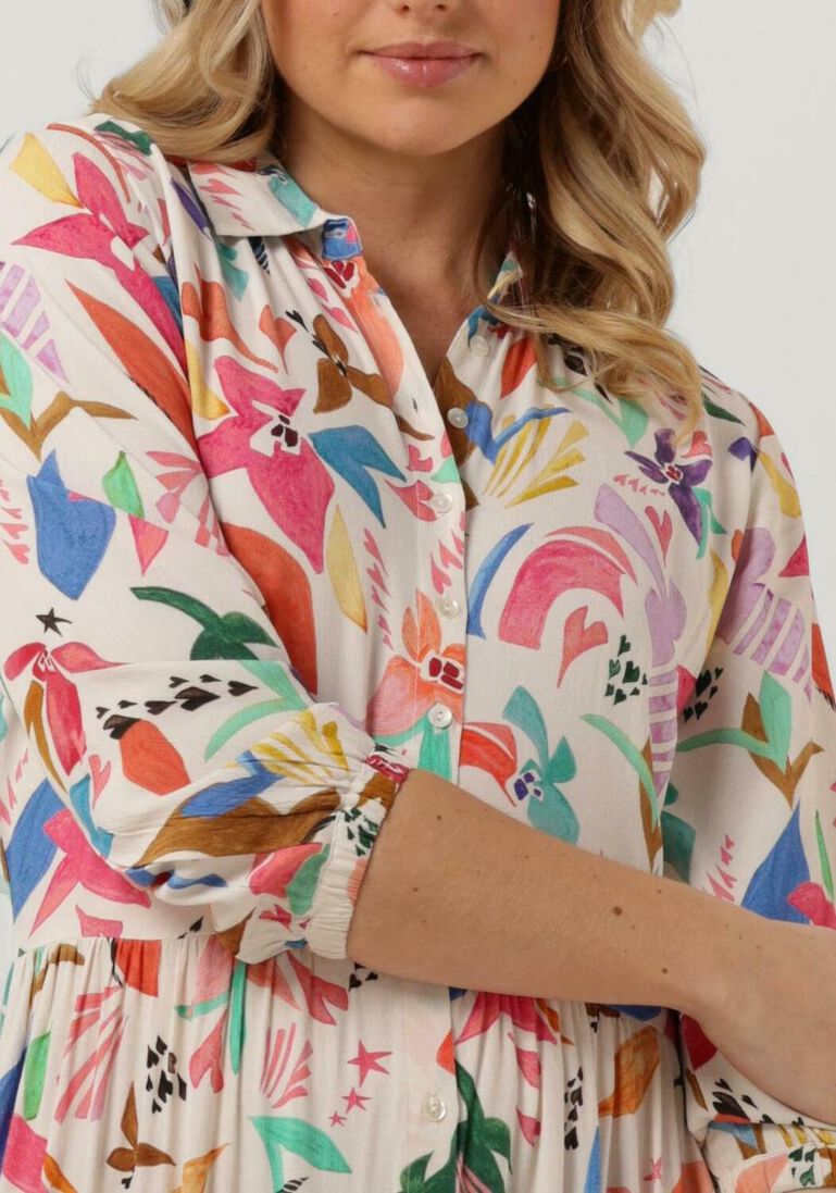 POM AMSTERDAM multi pom amsterdam maxi jurk dress 7255