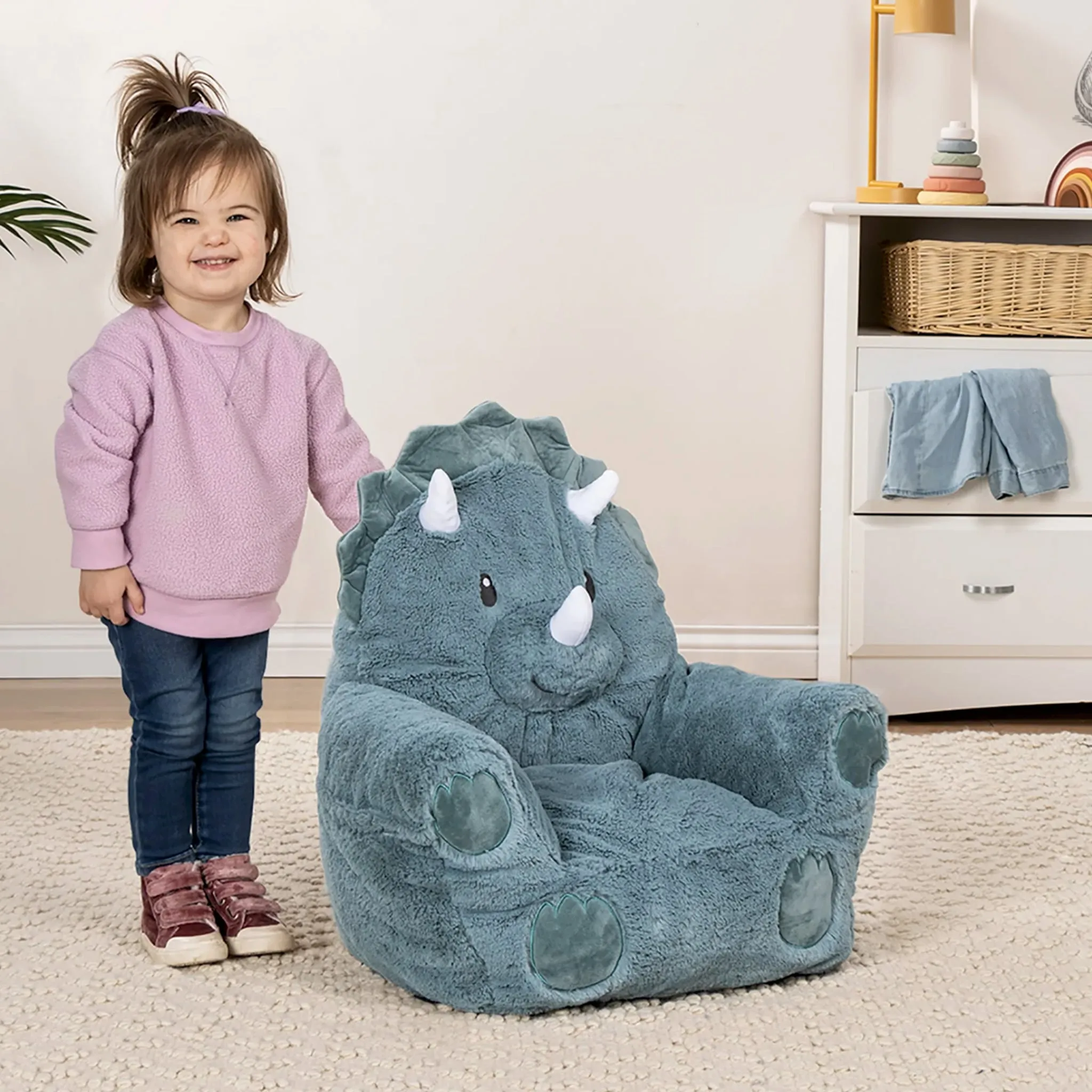 Trend Lab Chaise Dinosaur en Peluche Cuddo Buddies®