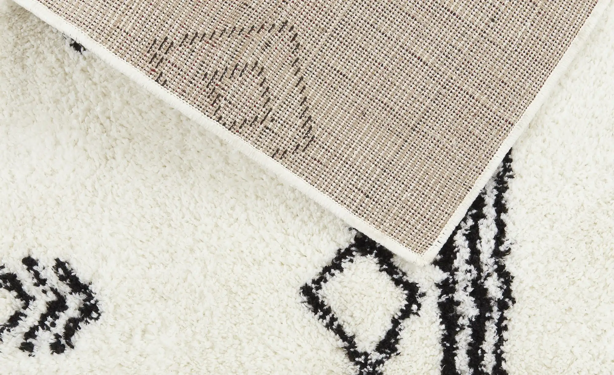 Gray & Jones Handwebteppich Black Coast
