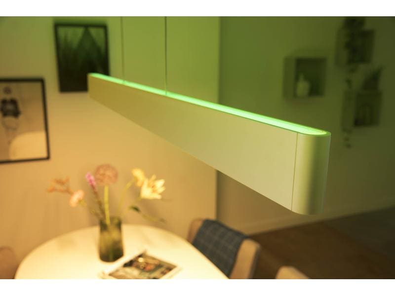 Philips Hue White & Col. Amb. Ensis Pendelleuchte weiss 475 Pendelleuchte mit integriertem LED Modul