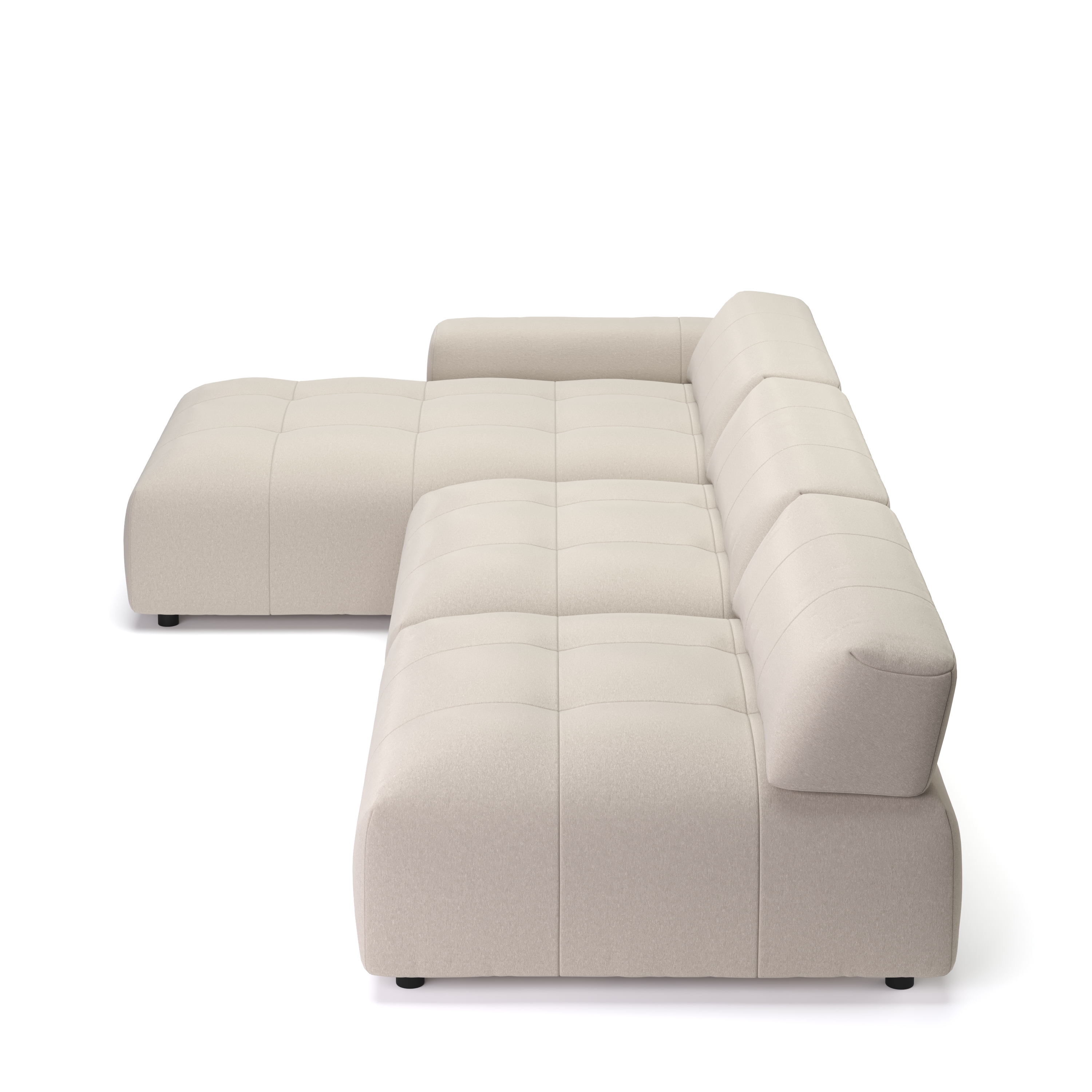 Ecksofa BONNIE links beige