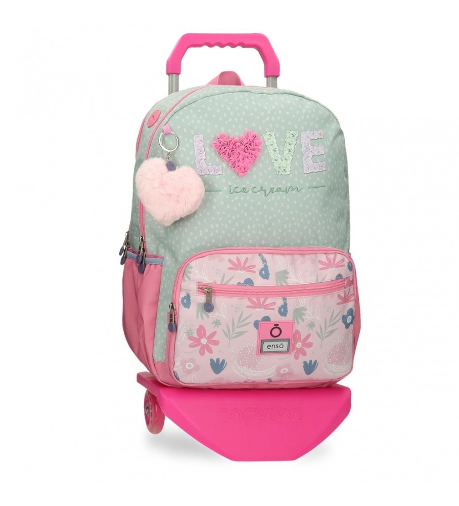 Enso Mochila porta ordenador Enso Love ice cream  dos compartimentos con carro