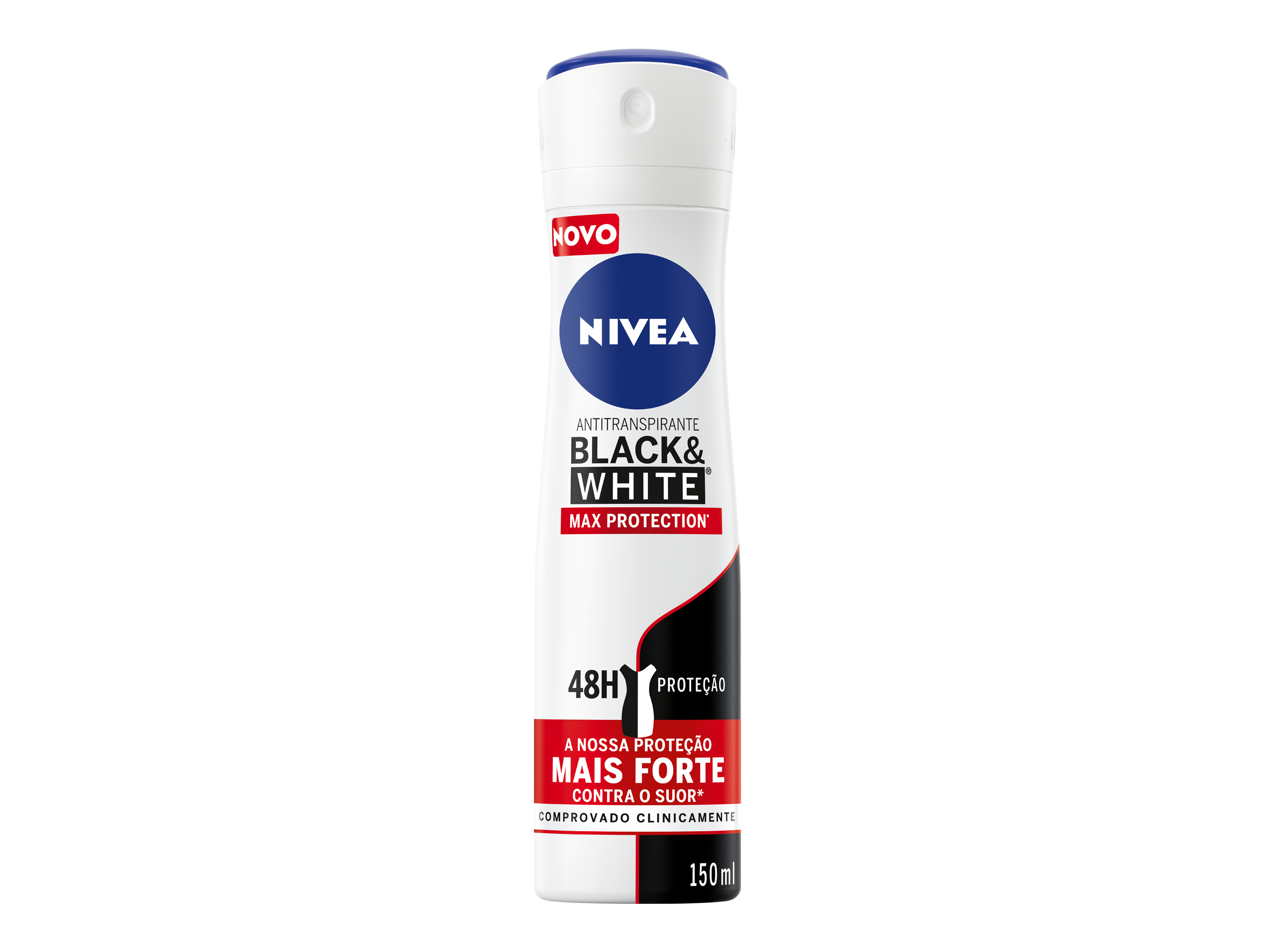 DEO SPRAY NIVEA BLACK&WHITE MAX PROTECÃO 150ML