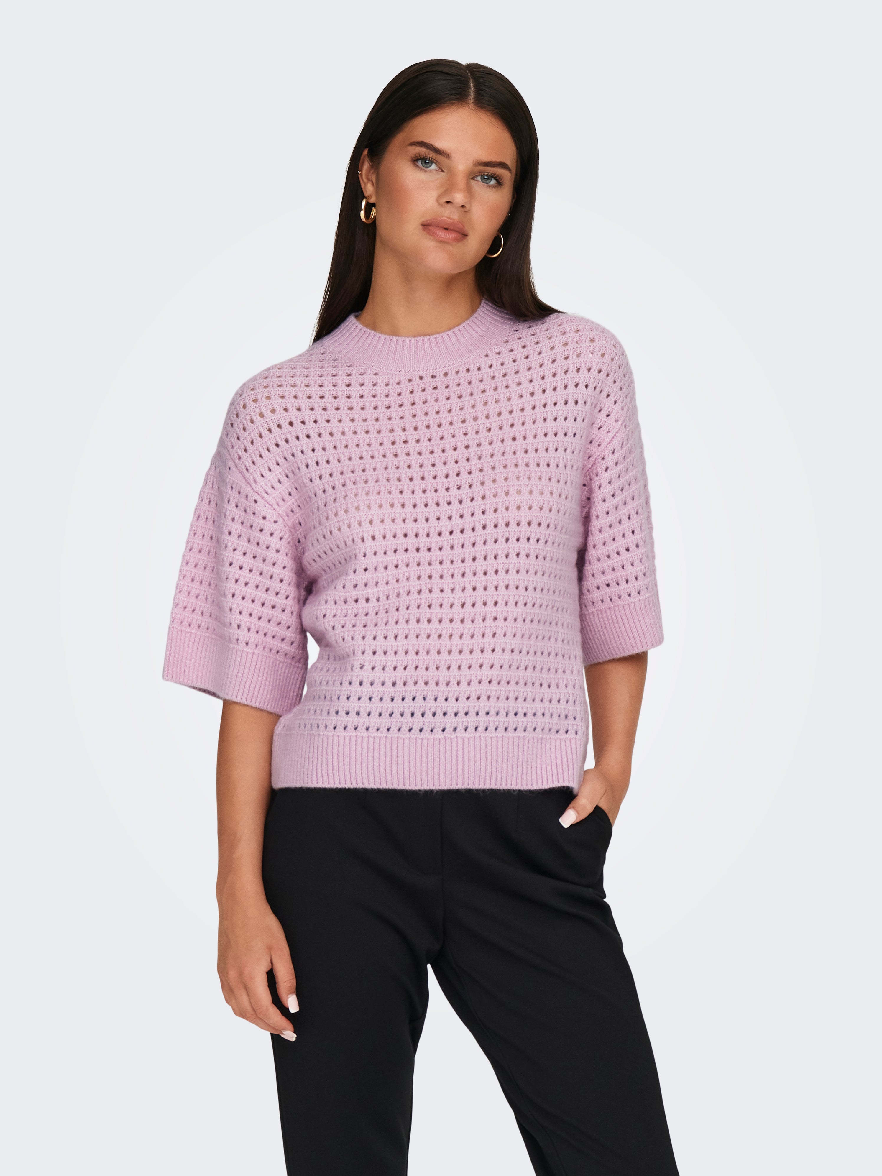 JDYLUCIE Strickpullover Winsome Orchid