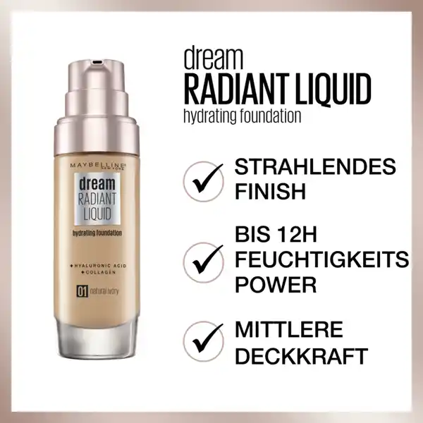 Dream Radiant Liquid Make-Up Nr. 03 True Ivory