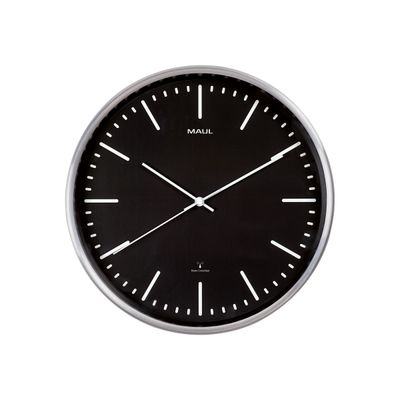 MaulFly - Horloge - mécanisme radio pilotée - 30 cm - noir
