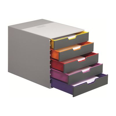 Durable Varicolor - Module de classement 5 tiroirs - multicolore