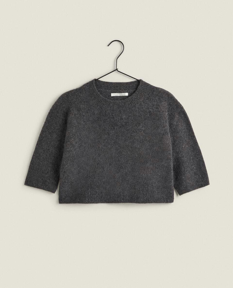 SUÉTER CURTO DE CASHMERE