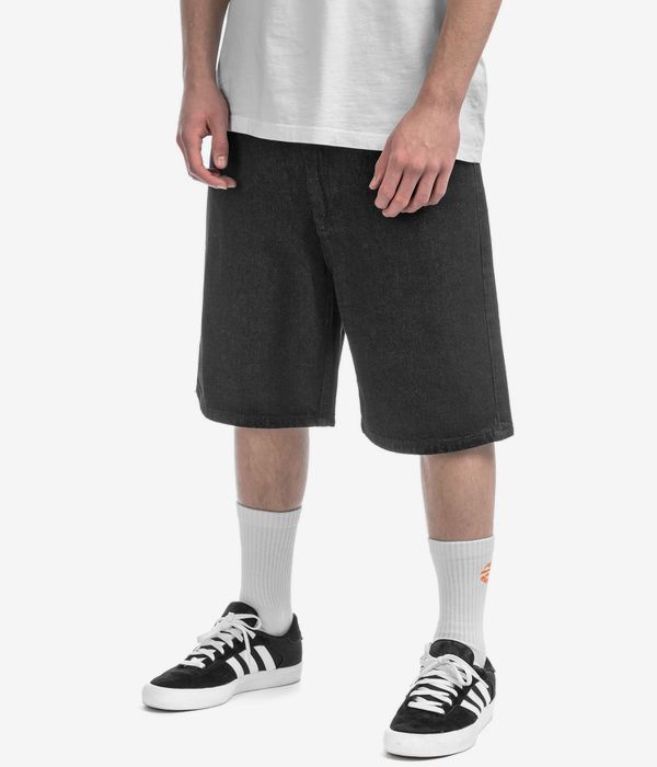 skatedeluxe Denim Baggy Shorts (black washed)
