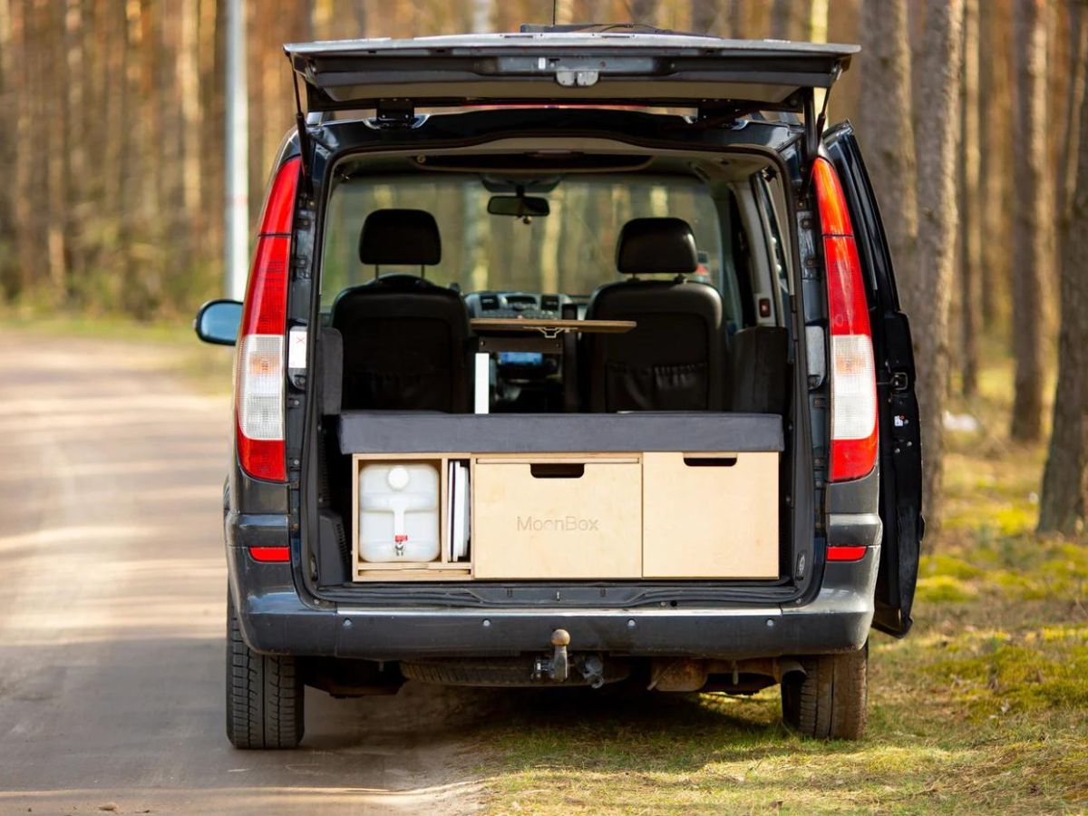 Moonbox 124cm Modify Special Nature Bus campingbox met tafel