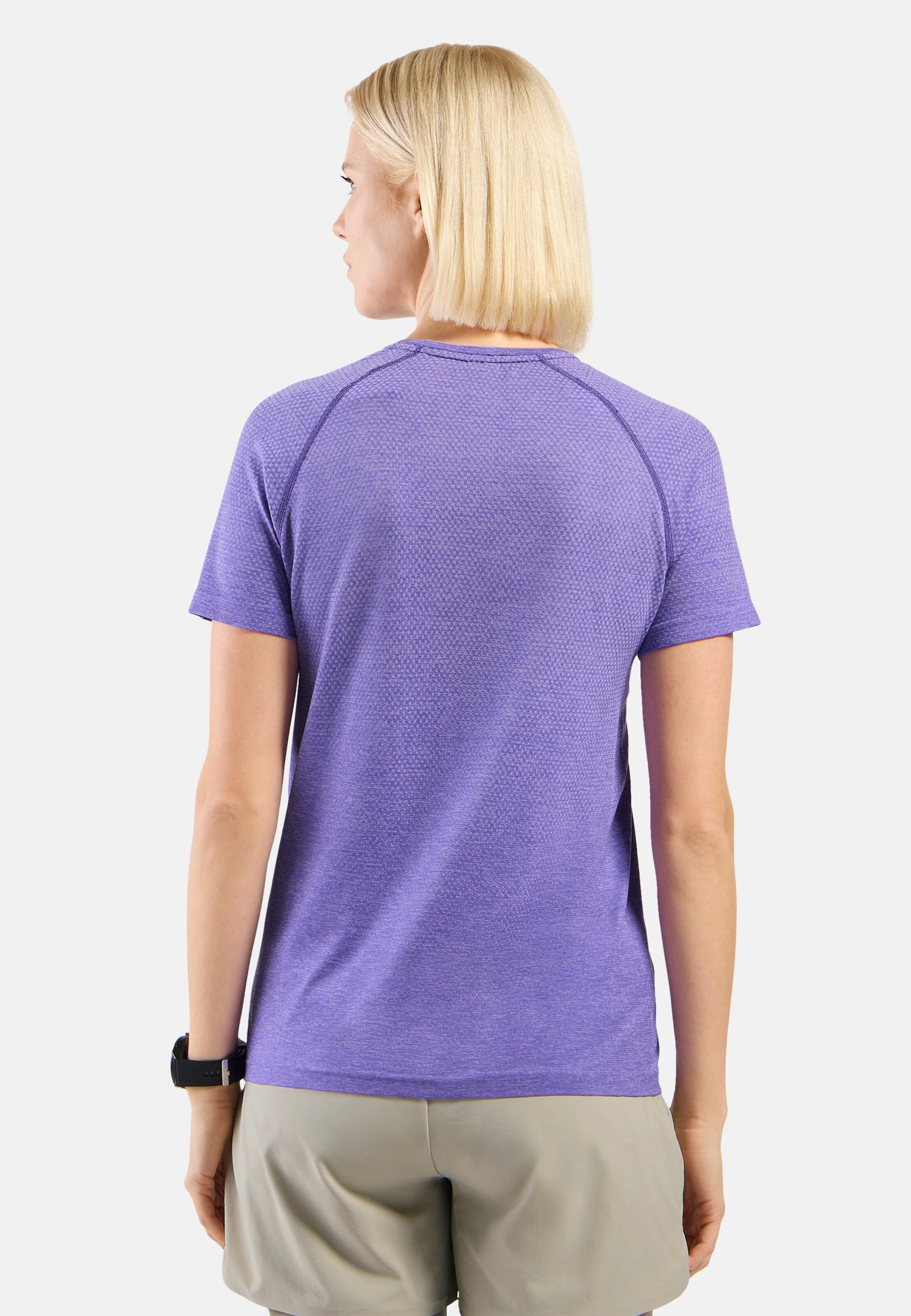 Essentials Seamless Laufshirt in afterparty melange