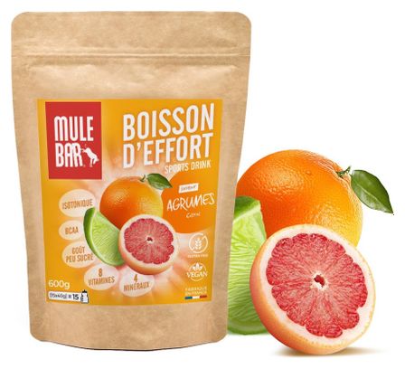 Boisson énergétique MuleBar Agrumes - 600g