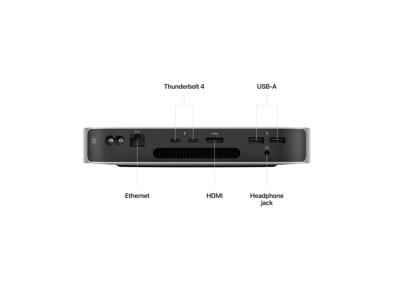 Apple Mac mini 2023 M2 512 GB / 16 GB Mini Grösse. Riesige Performance.