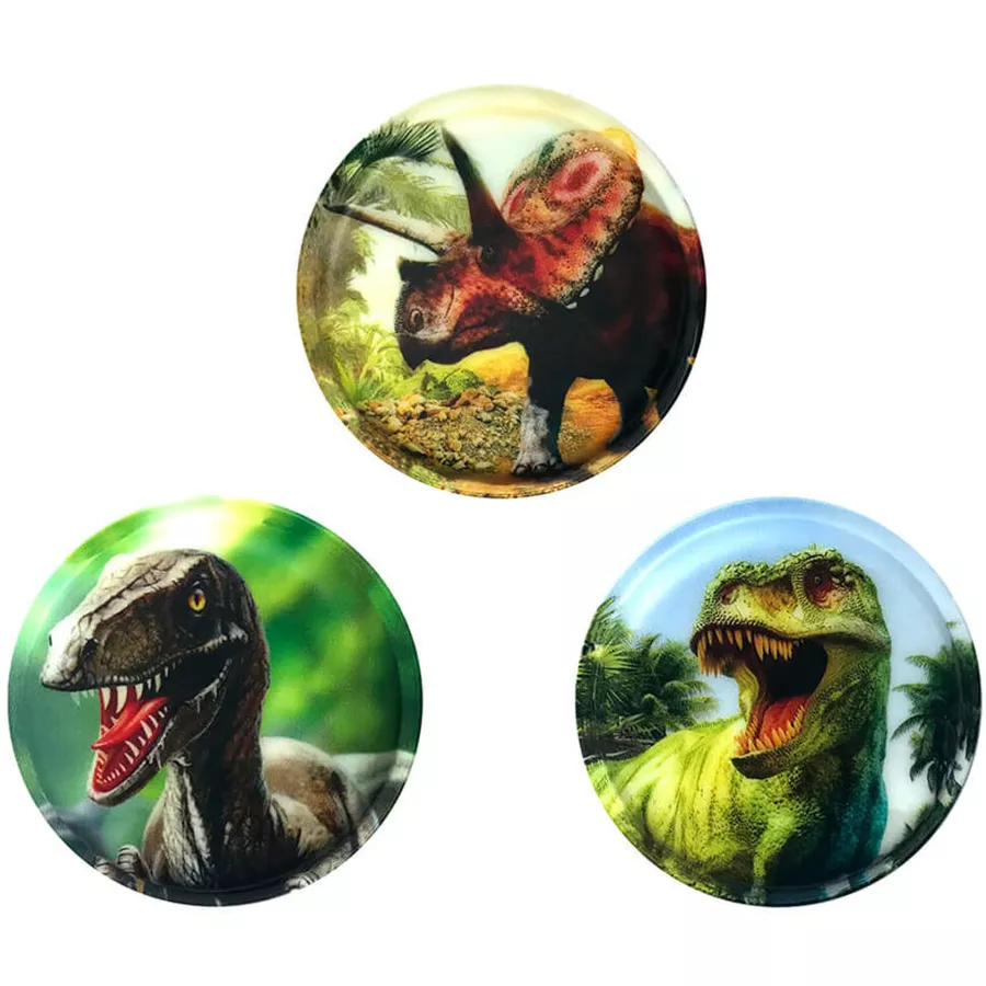 Belmil Patch Belmil Patches mit Klettverschluss Set 3-teilig Dinosaurs