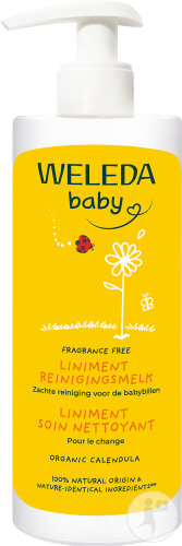 Weleda Baby Calendula Liniment Soin Nettoyant Pour Le Change Flacon 400ml